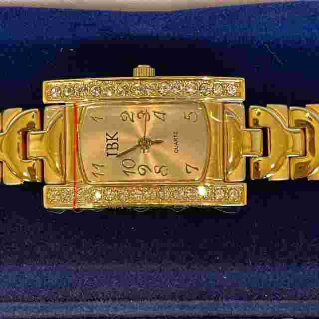 NEW Camrose & Kross JBK Collection Gold Tone Bracelet WATCH Crystal SEIKO Mov't