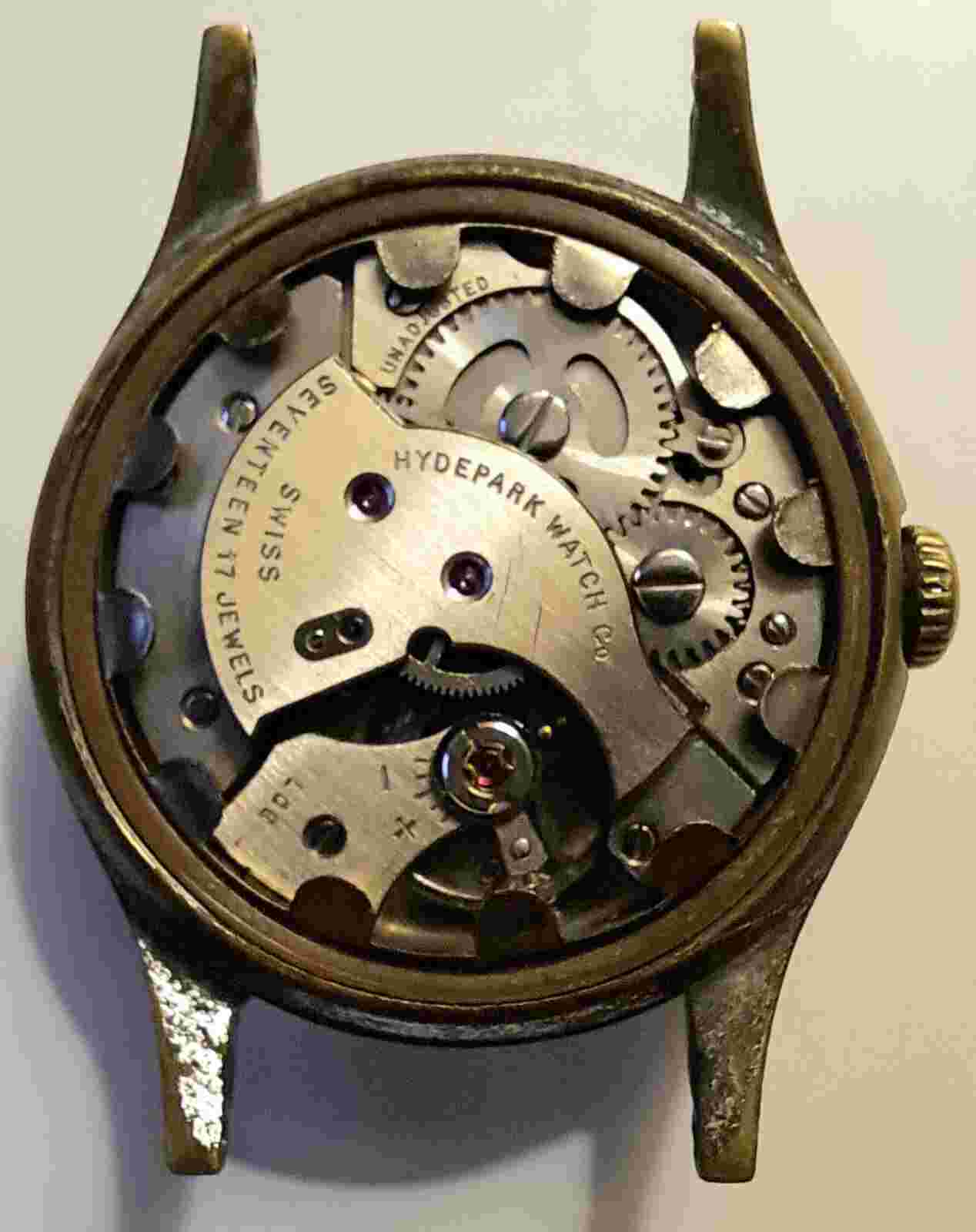 Vintage Andre Bouchard Manual 17J Incabloc Watch Swiss For Parts/Repair