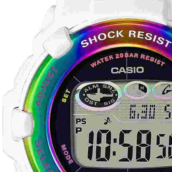 Casio BABY-G x Eye Search Japan wristwatch Rainbow BGR-3000UK-7JR White 2022