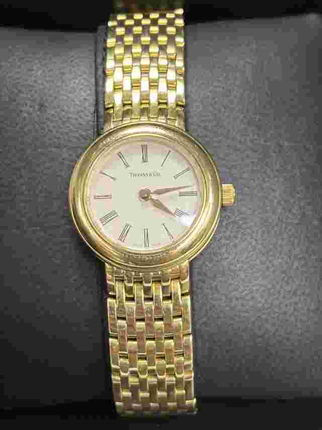 Tiffany & Co. Mark Watch Ladies 18k Yellow Gold  Quartz 6.25" Petite 100.3g