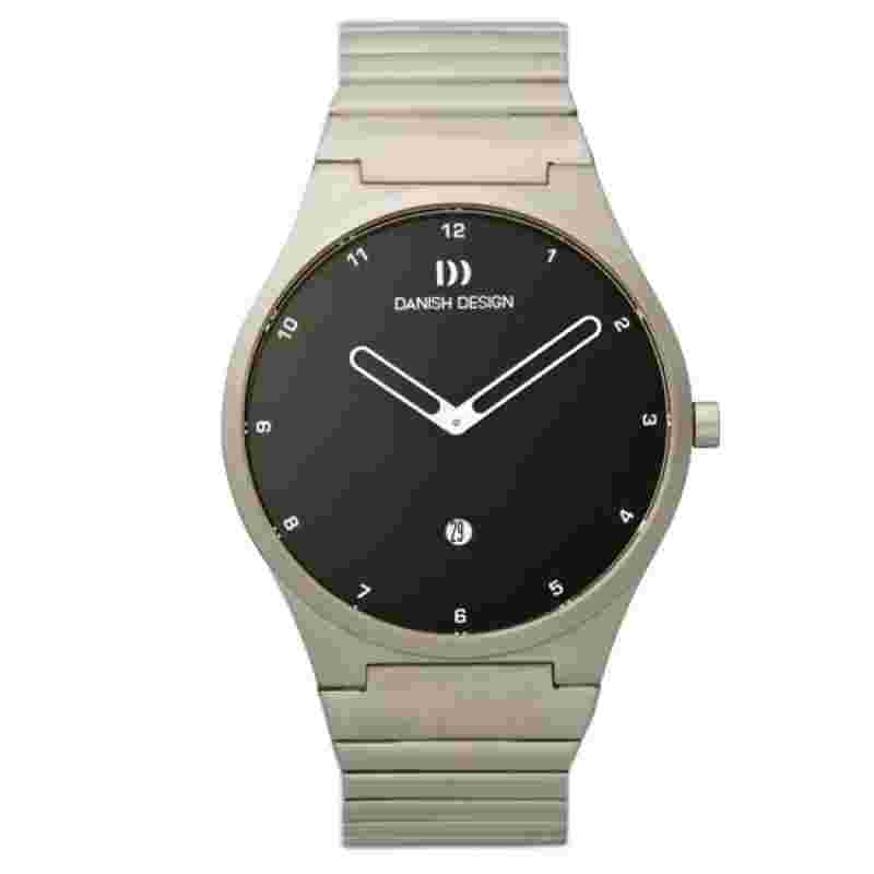 Danish Design IQ63Q884 Black Arabic Dial Stainless Steel Classic Men's Watch
