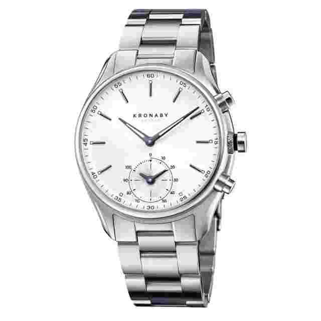 Kronaby S0715/1 Men's Sekel Hybrid Smartwatch Steel Bracelet
