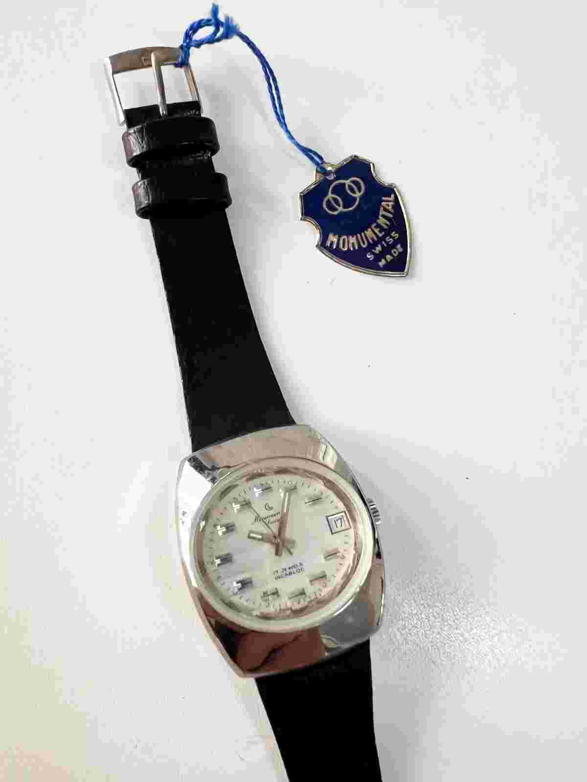 MONUMENTAL - Mechanic 17 Jewels Incabloc  70-80s - NOS - Swiss Made