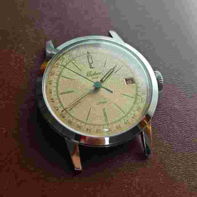 MERKUR Men Pilot Watch Luxury Manual Winding Mechanical Wristwatch M01D Date