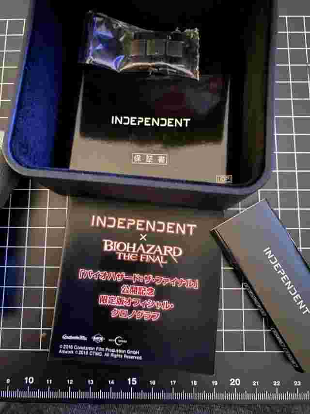 Rare Resident Evil movie final release chronograph watch limited 2000 Wristwatch