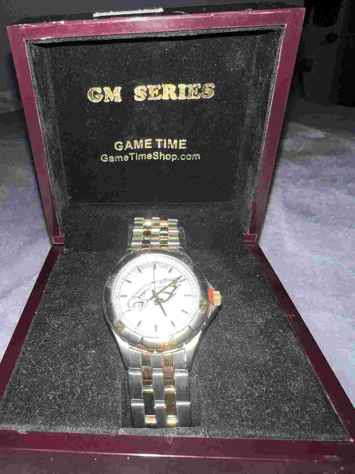 Game time GM Series Eagles 23k Gold Watch