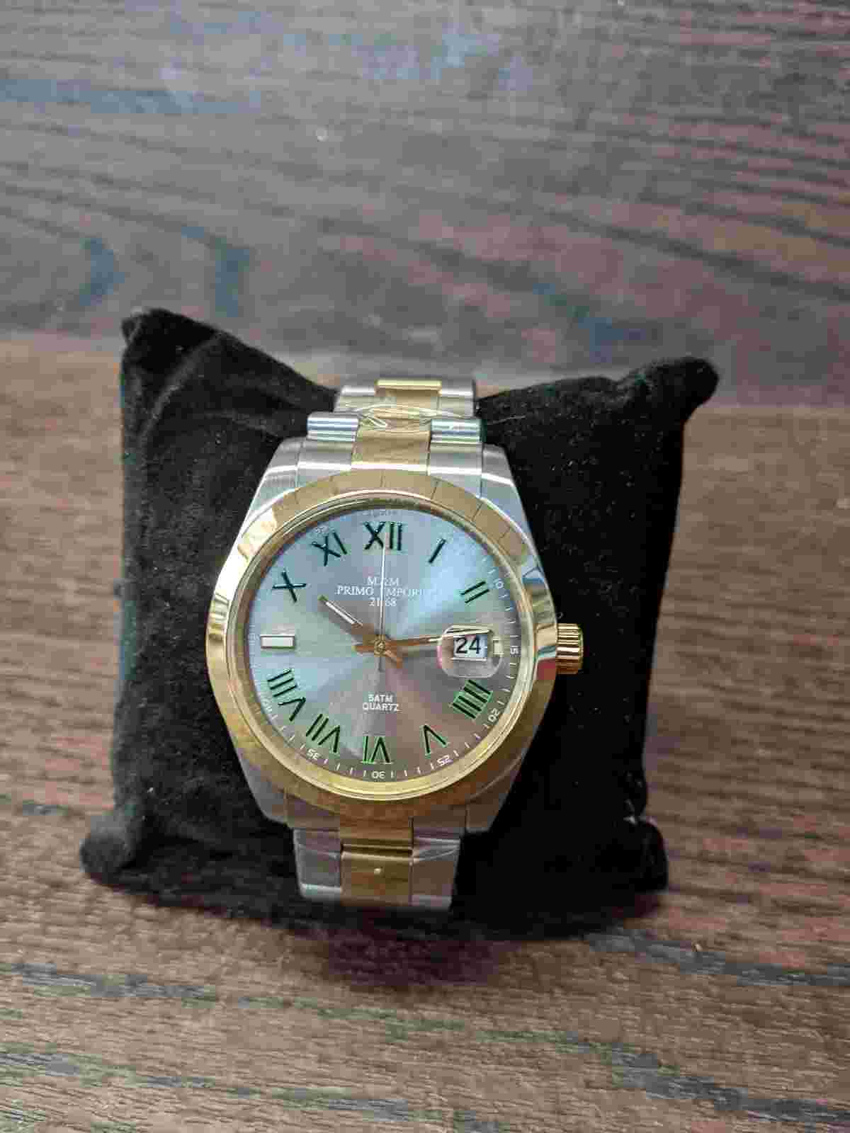 PRIMO EMPORIO 21-68 CLASSIC STAINLESS STEEL MEN'S WRIST WATCH