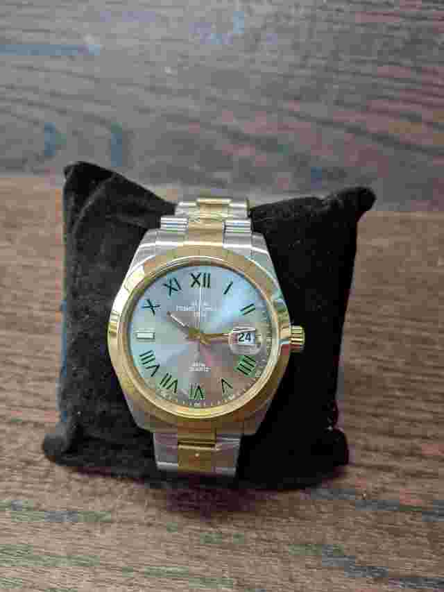 PRIMO EMPORIO 21-68 CLASSIC STAINLESS STEEL MEN'S WRIST WATCH