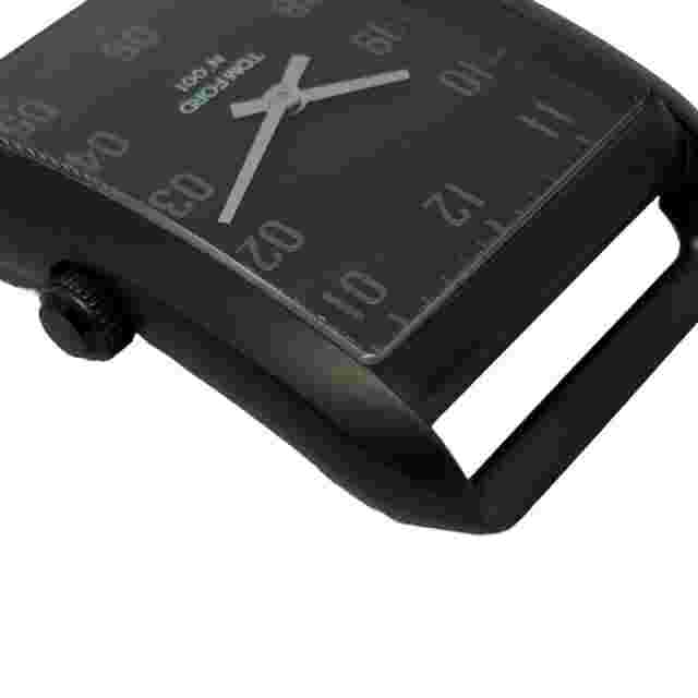 TOM FORD TF0120213938 N.001 MEN'S WRISTWATCH BLACK SS SQUARE FACE SWISS MADE