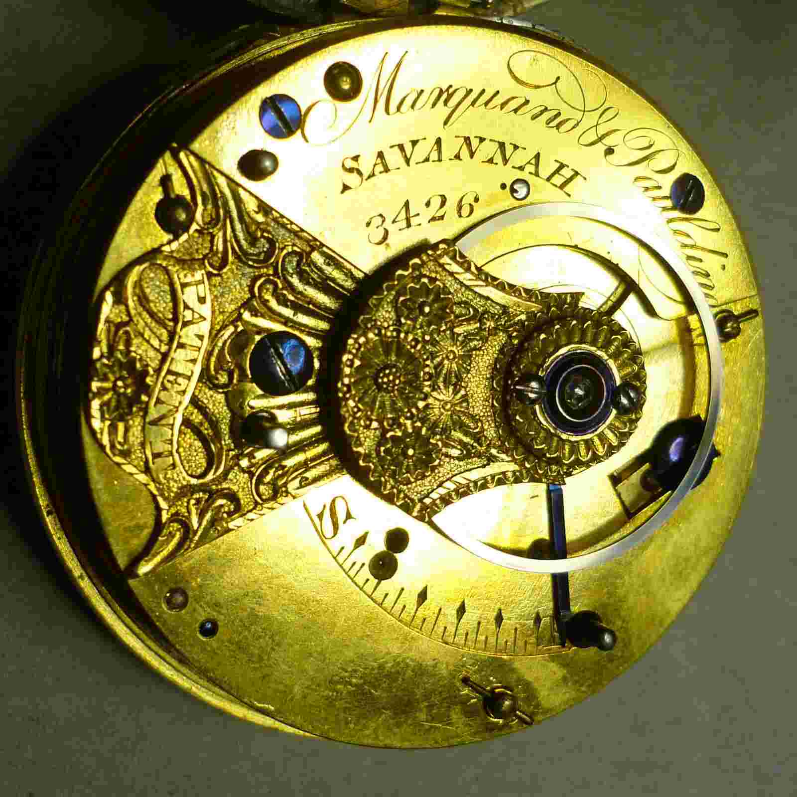 MARQUAND & PAULDING Savannah c.1805 Antique American Pocket Watch Restored Runs