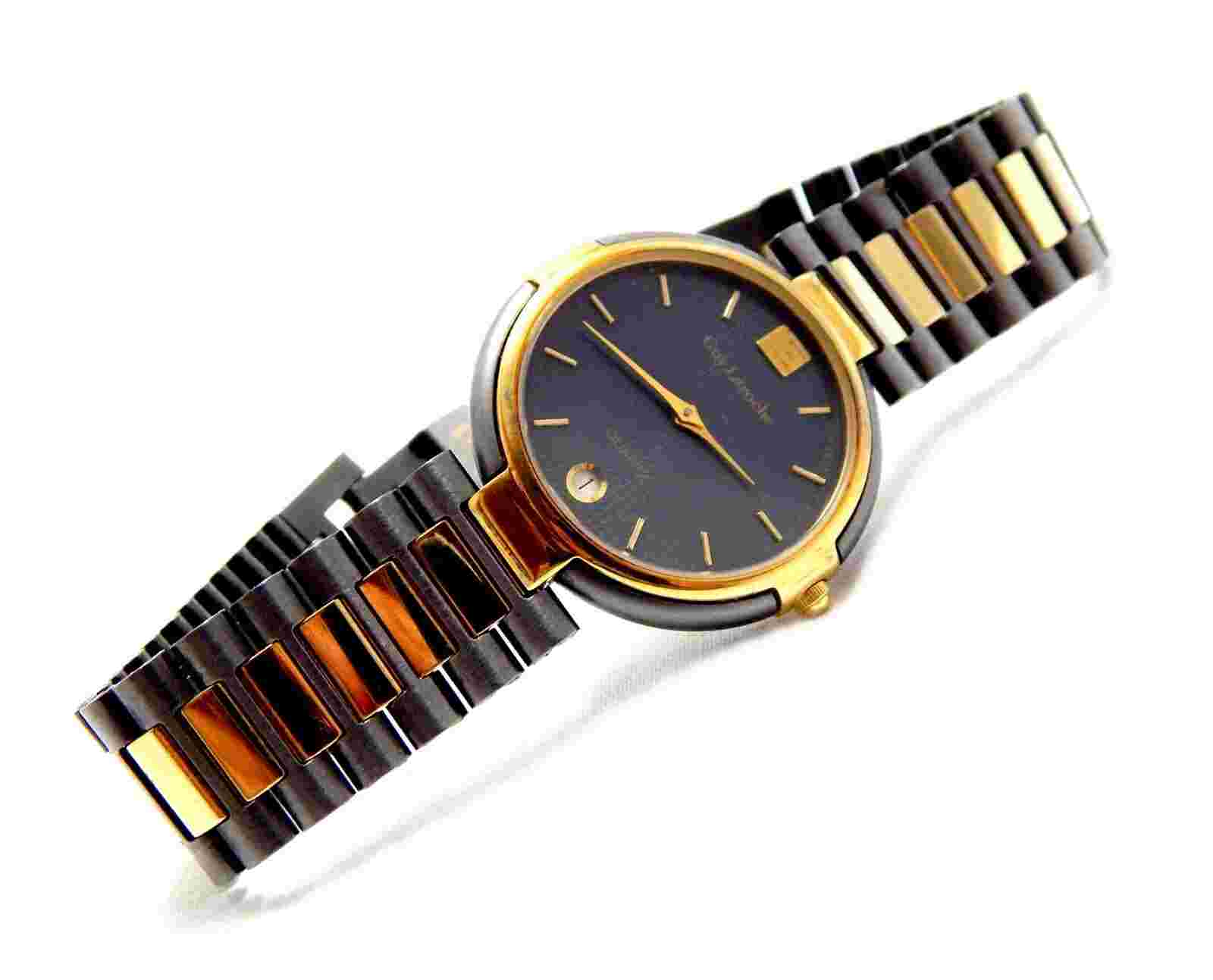 Watch Quartz GUY LAROCHE Paris Case Steel & Gold 31mm Men Working