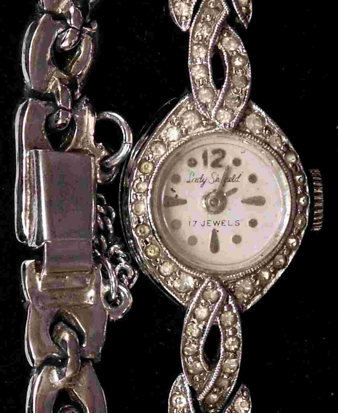 Lady Sheffield 17 Jewel Wrist Watch Needs Cleaning