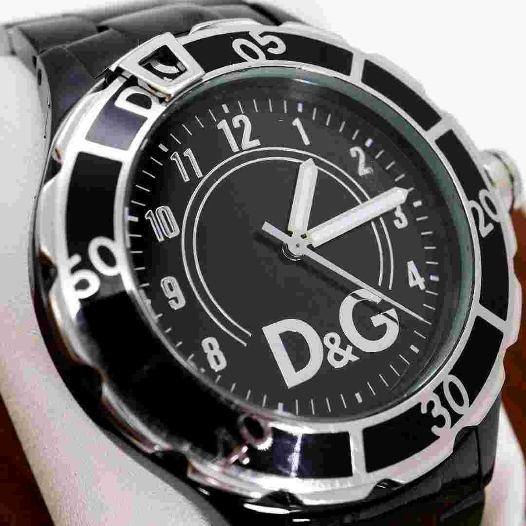 Operation DOLCE&GABBANA Watch Anchor Rotating Bezel New Battery 84