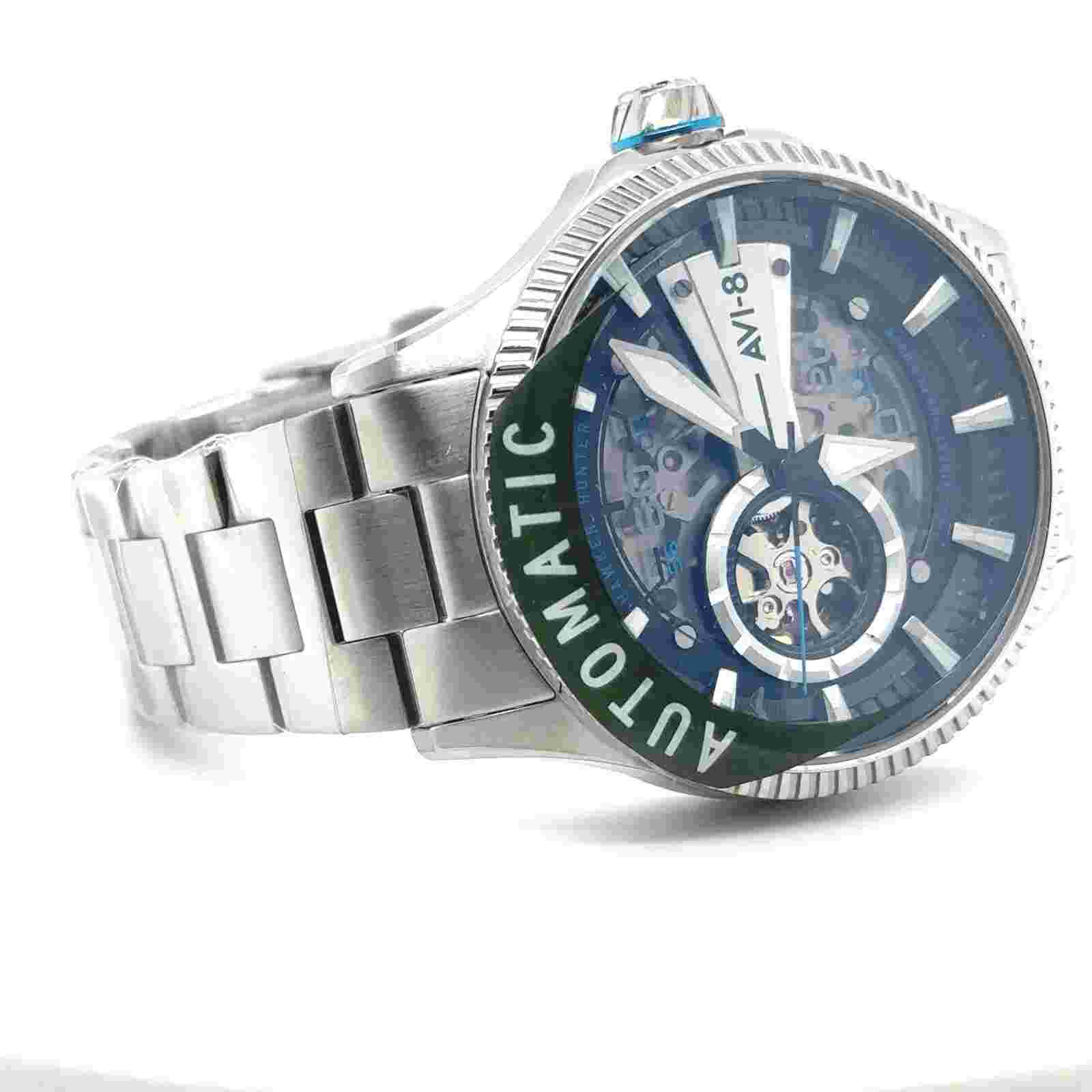 Avi-8 Hawker Hunter Avon Automatic Men's/Unisex Watch, Blue Diamonds
