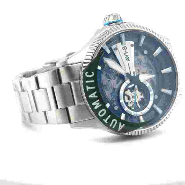 Avi-8 Hawker Hunter Avon Automatic Men's/Unisex Watch, Blue Diamonds
