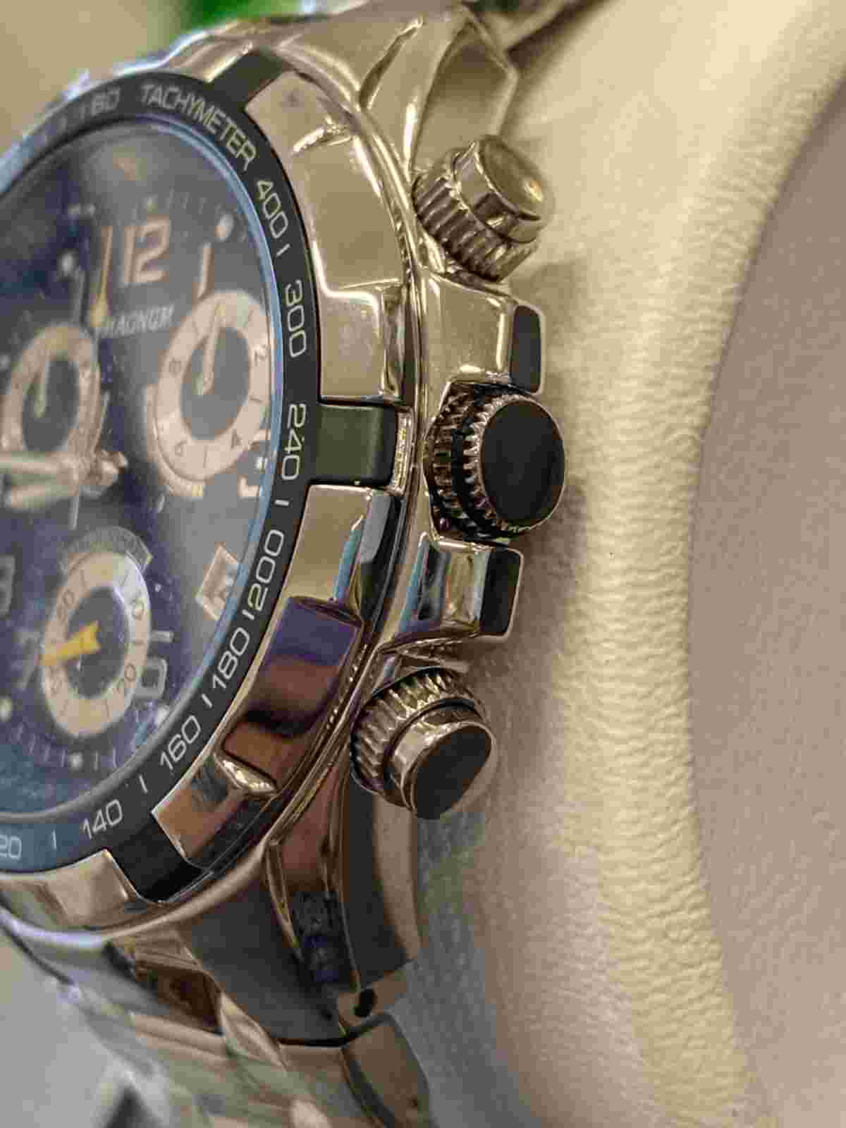 NEW Magnum Stainless Steel Quartz Analog Watch CASE SIZE 46.00 MM