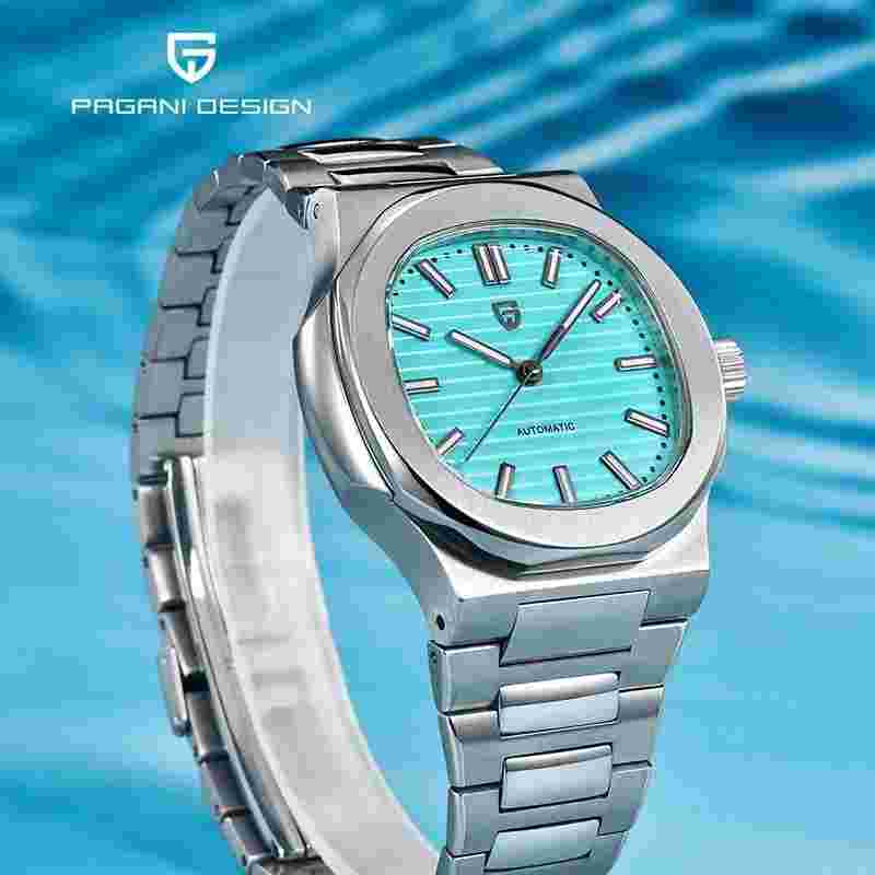 mens Luxury Seagull ST6 Mechanical Automatic Watches Sapphire Stainless Steel