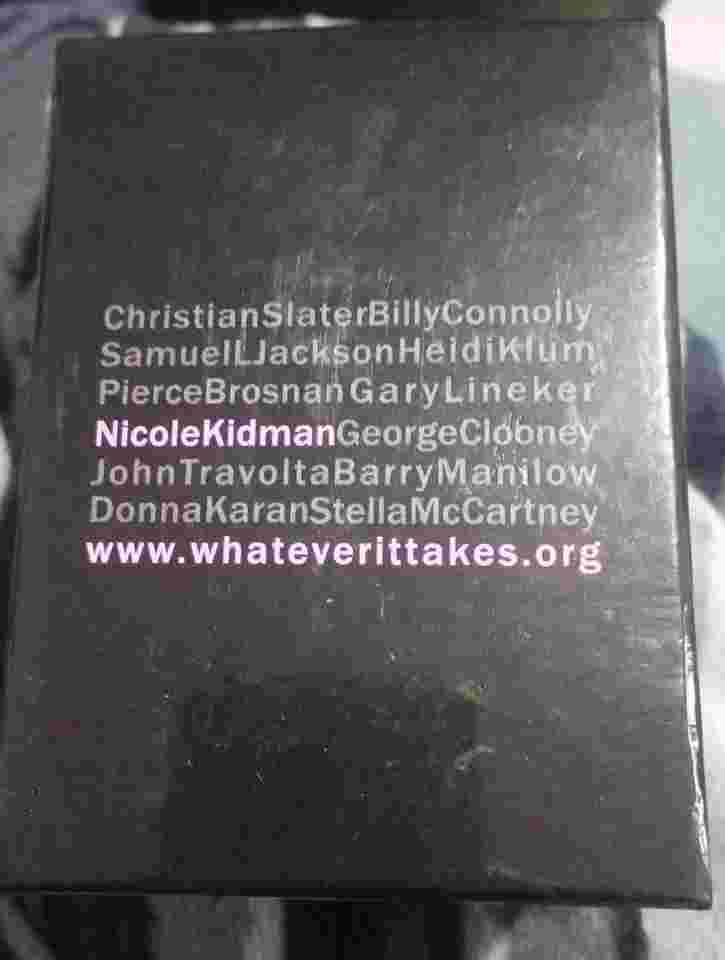 BNIB NICOLE KIDMAN LIMITED EDITION WHATEVER IT TAKES QUARTZ WATCH
