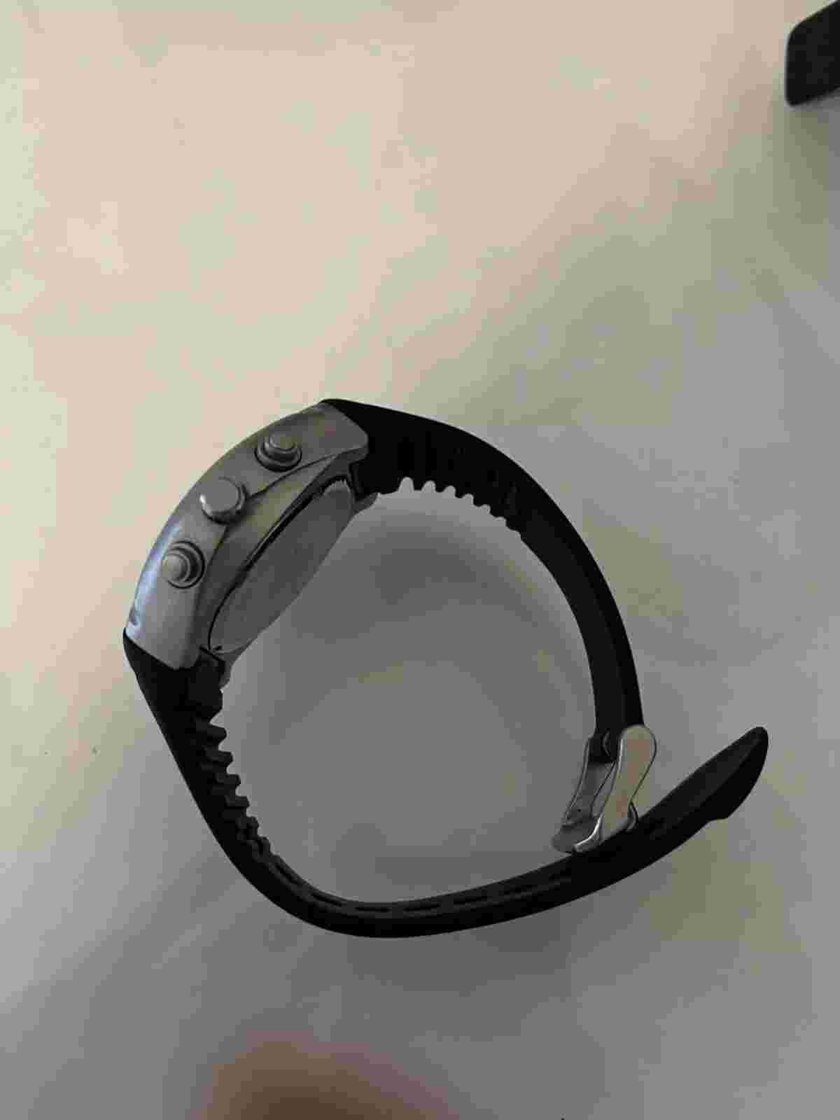 Rare SuperSport Speedo 100m Chronometer Scacg 01 Divers Watch Black Rubber Strap