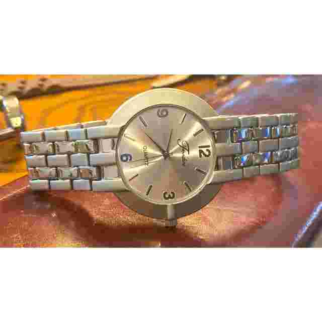 Men's 40mm Brushed Metal and Sil;ver Tone Fondini Watch