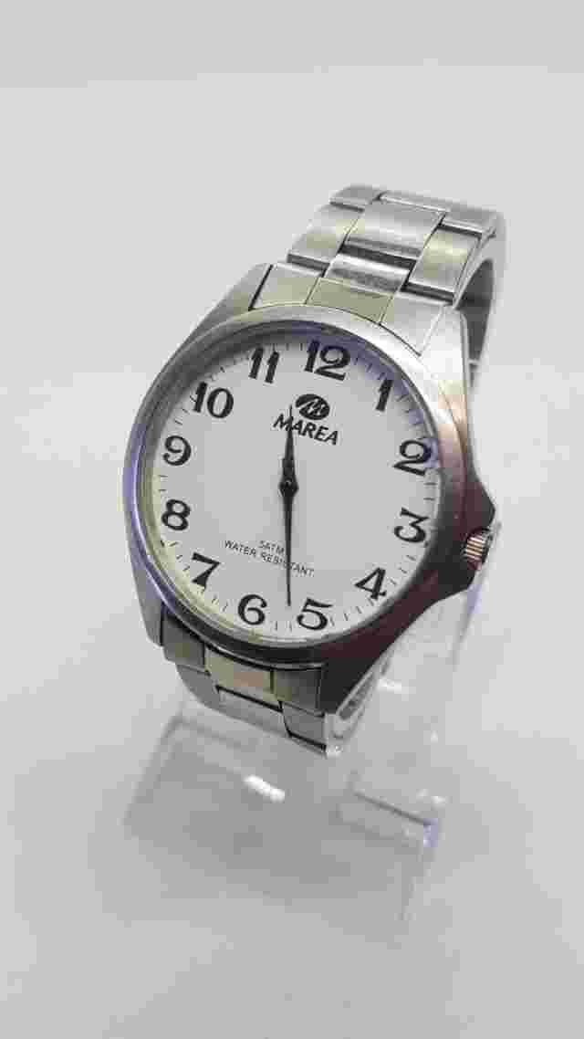 Marea Silver Quartz watch for men and women | military womens and mens watch