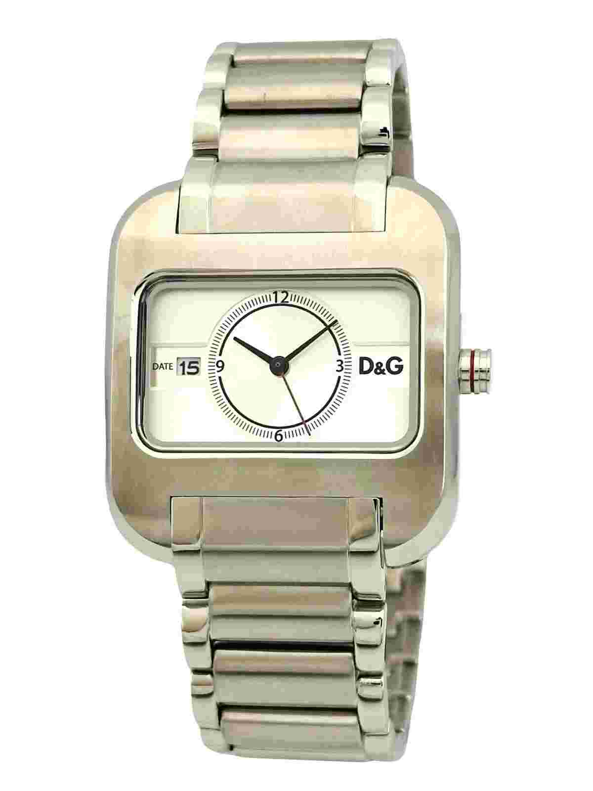 D&G Dolce and Gabbana DW0226 Game Over Stainless Steel Brushed Metal Watch