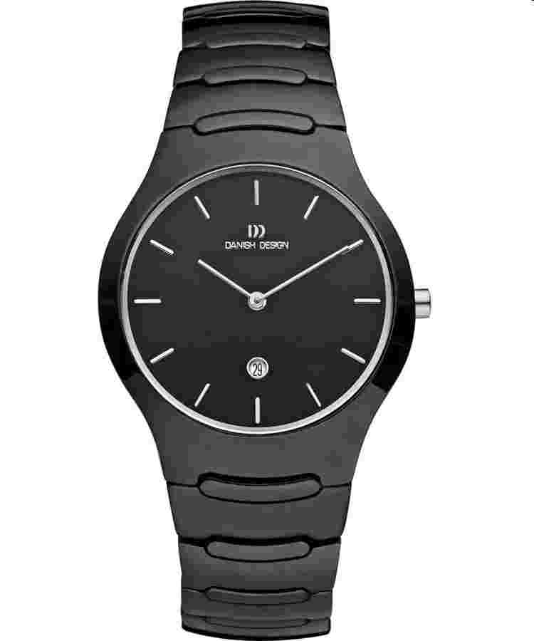 Danish Design IV63Q945 Black Dial Ceramic Quartz Classic Sapphire Women's Watch