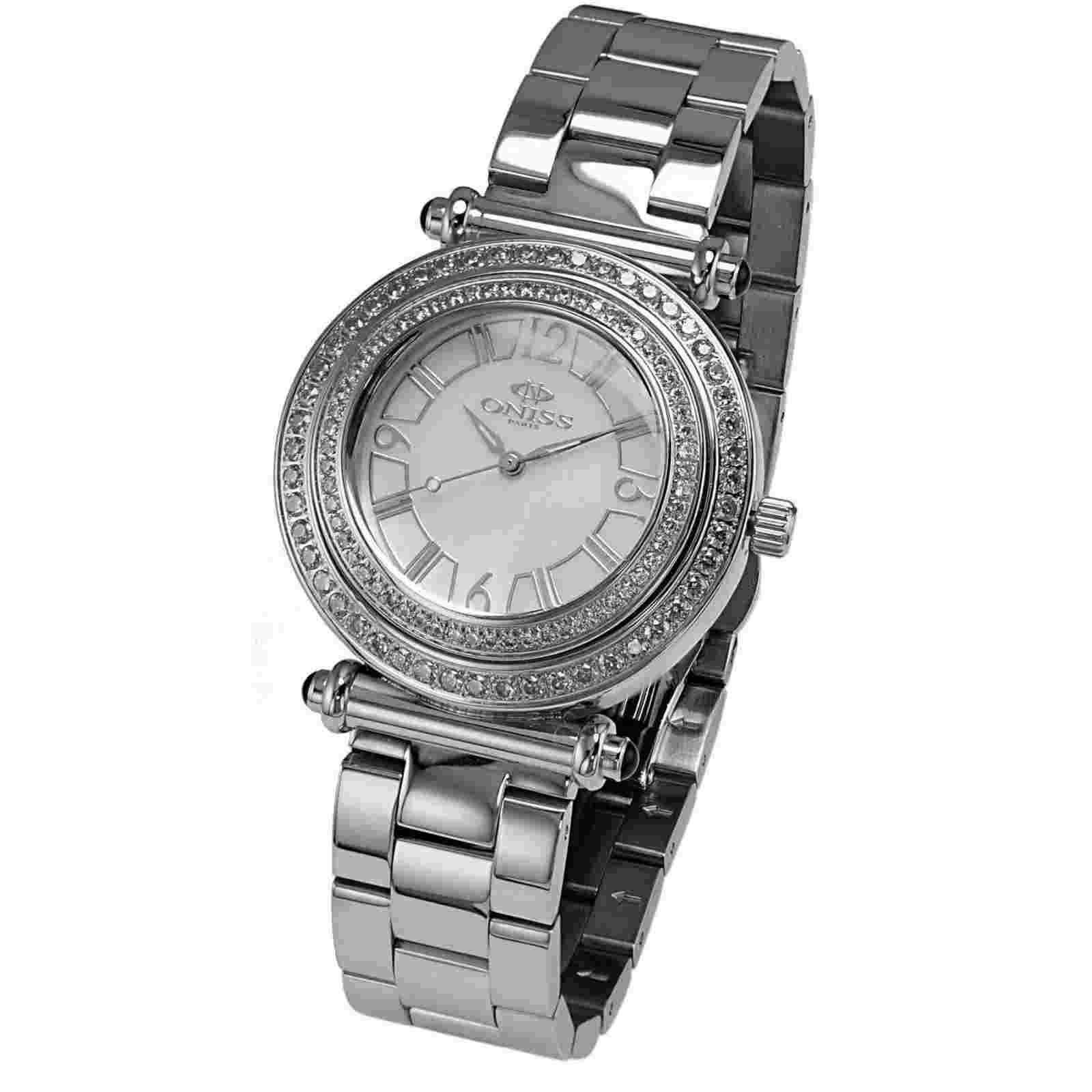 Oniss Paris Collection Wom Watch Genuine Crystals and Mother of Peapls. New