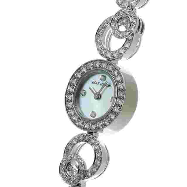 Boucheron ABBA Deco 4P Diamond Bezel Breath WA008503 watch women TO188941