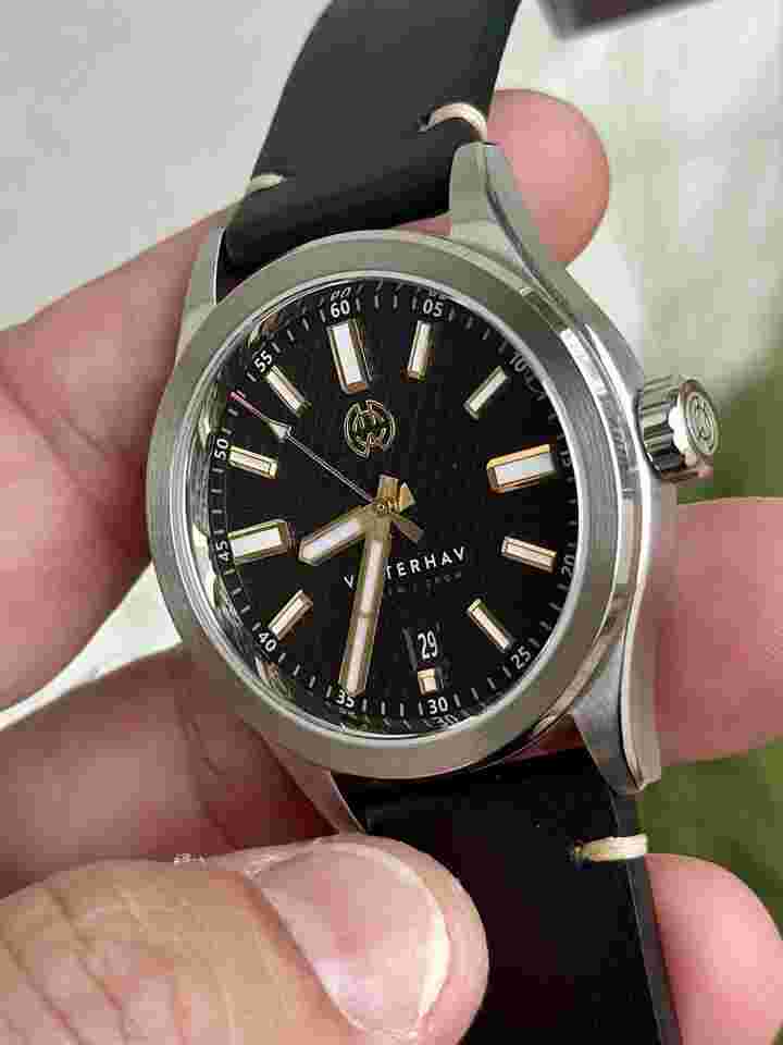 Henry Archer Vesterhav Raven Black Automatic Watch Excellent Condition