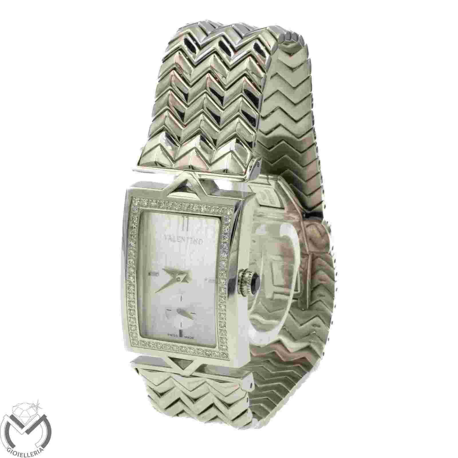 Valentino Watch Stainless Steel Quartz Diamonds 0.53 Ct Women's 343VV23