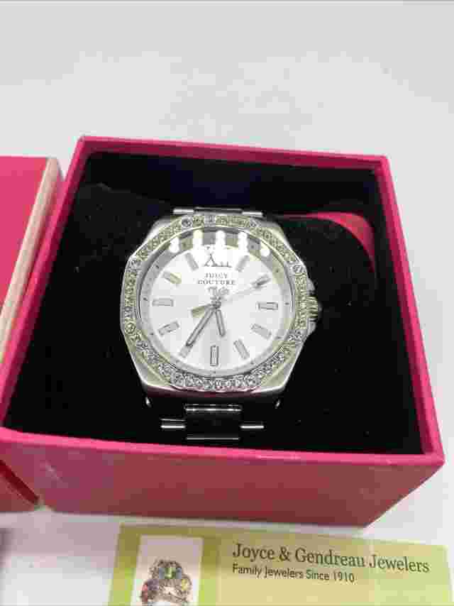 Juicy Couture Women's Luxe Couture Stainless Steel Bracelet Watch