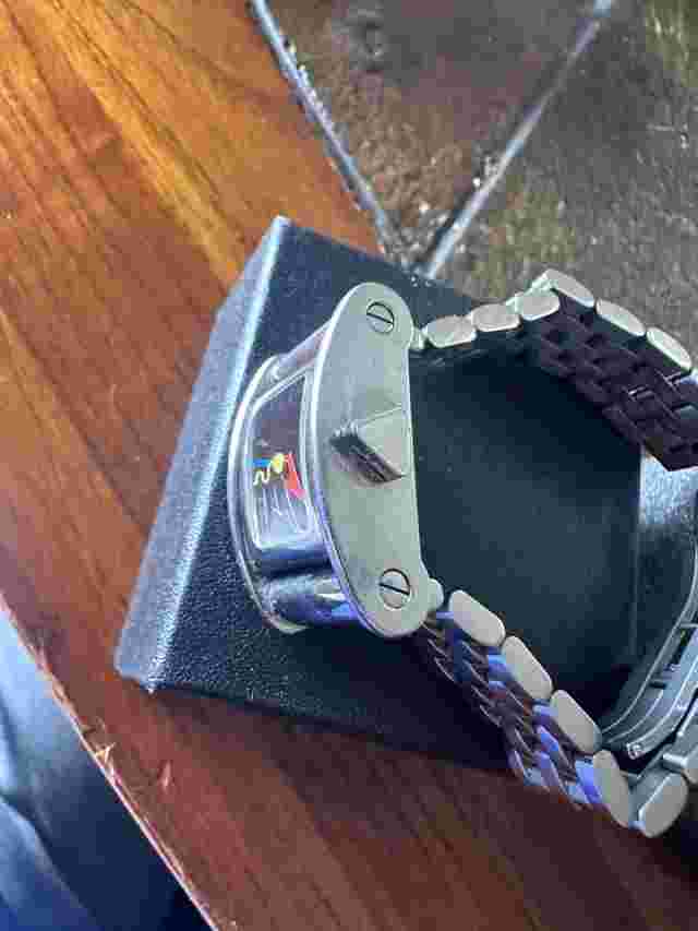 ALAIN SILBERSTEIN WATCH BOLIDAME RUNS PERFECT VERY GOOD CONDITION.