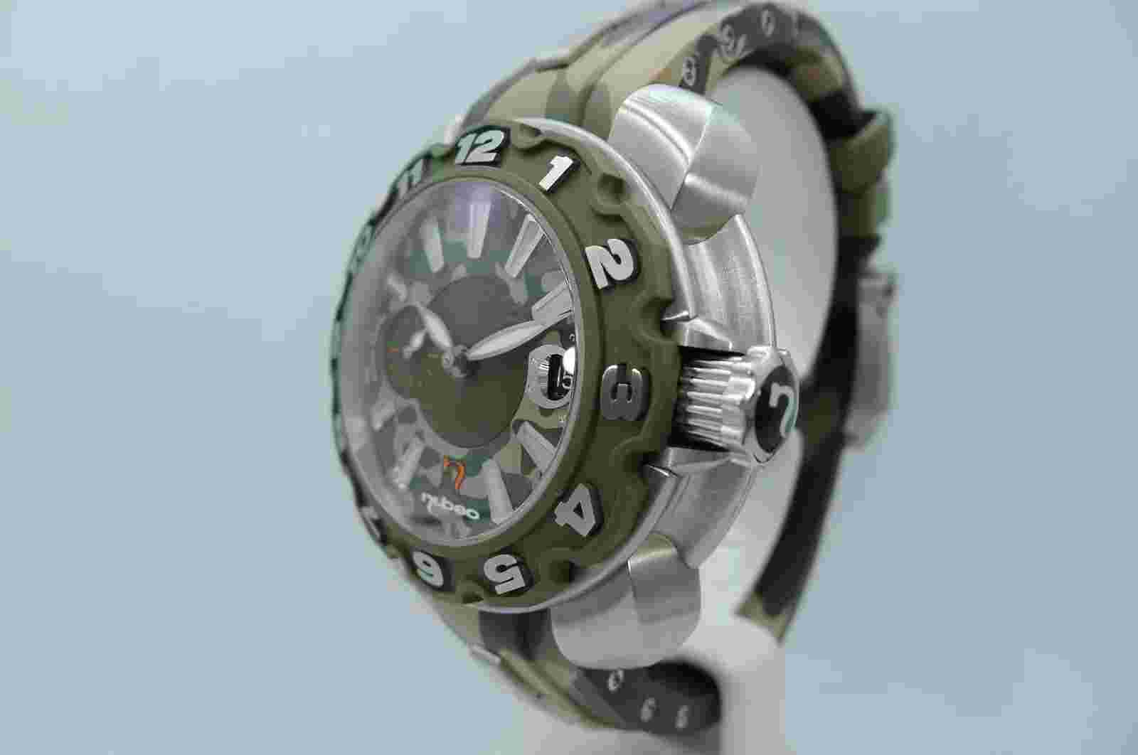 NUBEO MEDUSSE PROJECT SWISS MADE VALJOUX AUTOMATIC 50M 47MM RARE CAMOFLAUGE