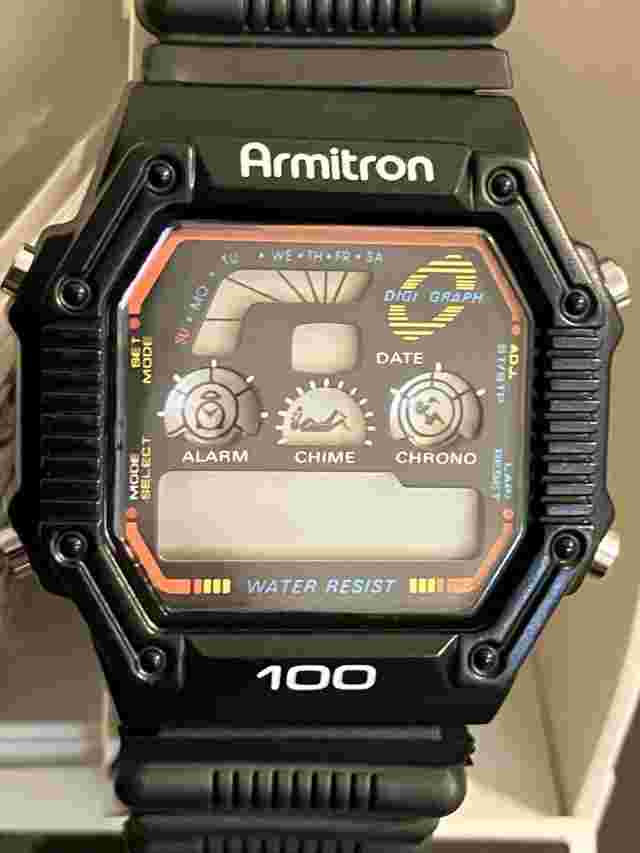 1980’s Armitron 100 digital watch “AMERICA’S WATCH” -ONE LEFT! Rare