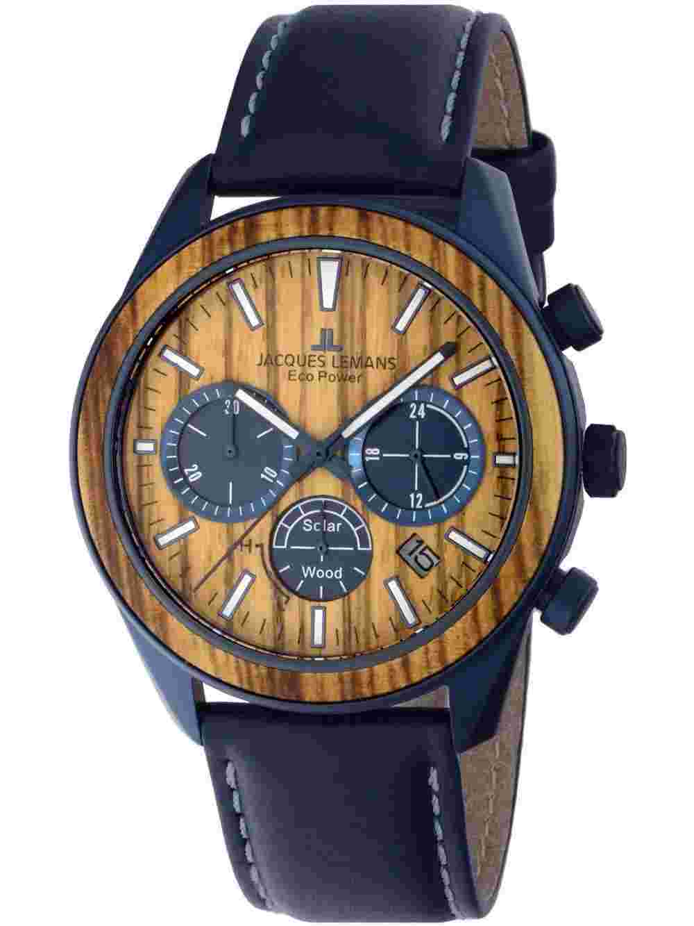 Jacques Lemans 1-2115N Eco Power Solar Chronograph 44 mm