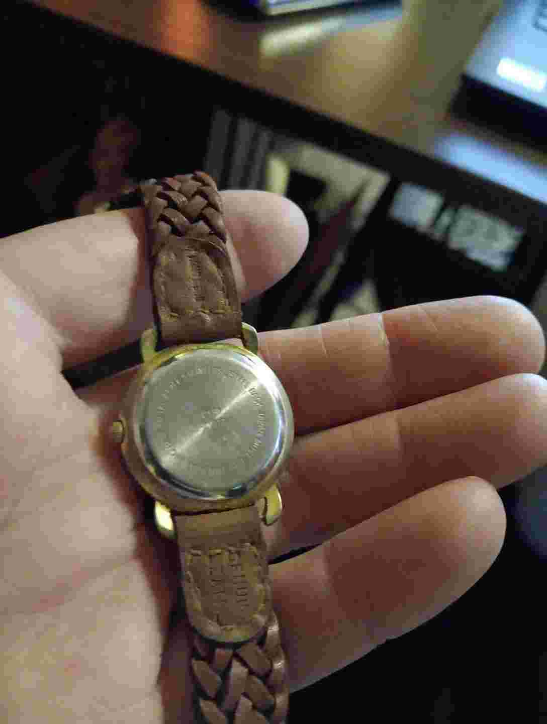 Vintage Ladies Sasson Skeleton Dial Gold Tone Quartz Watch New Battery