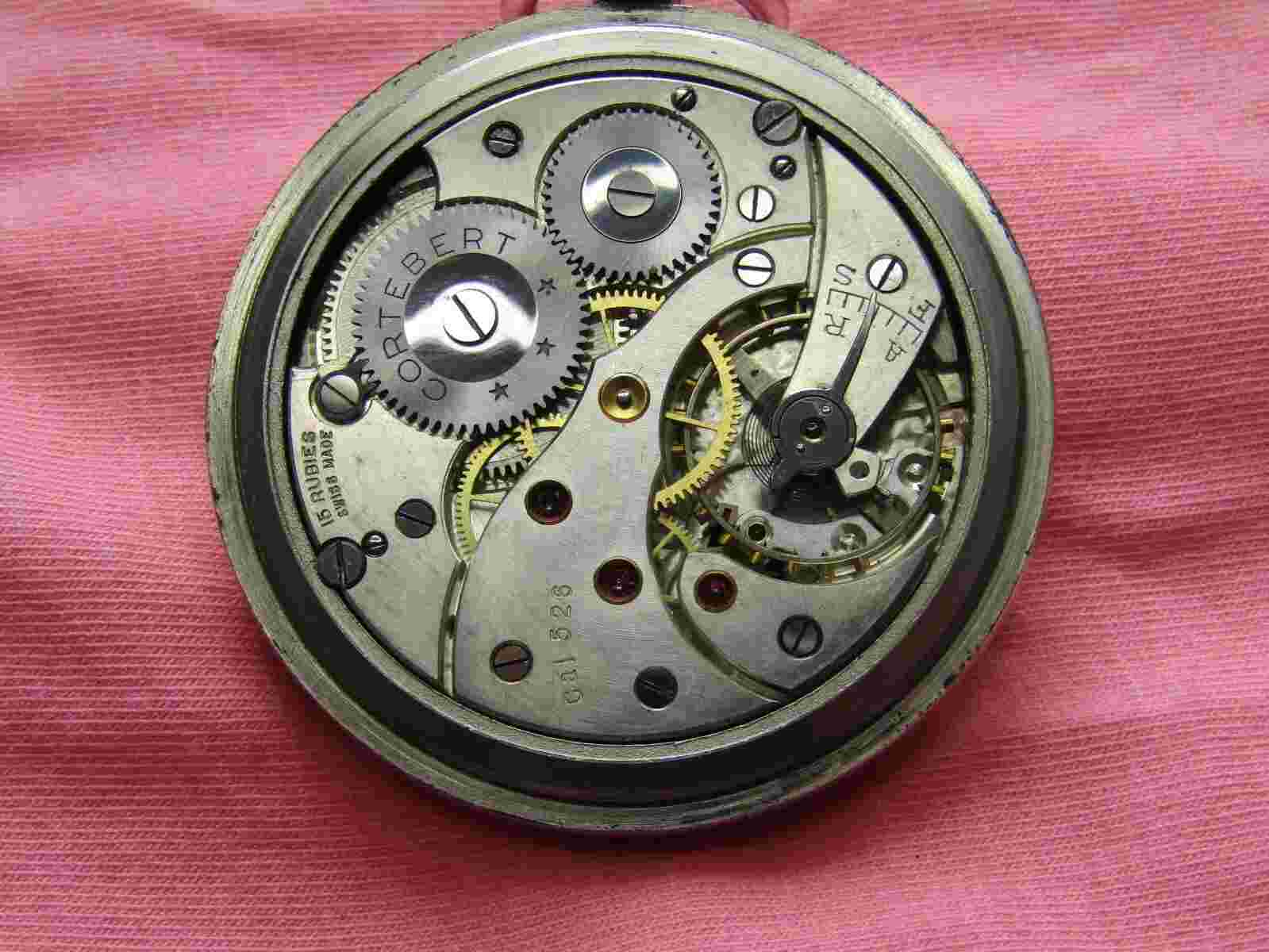 Railway Cortebert Pocket Watch   1942
