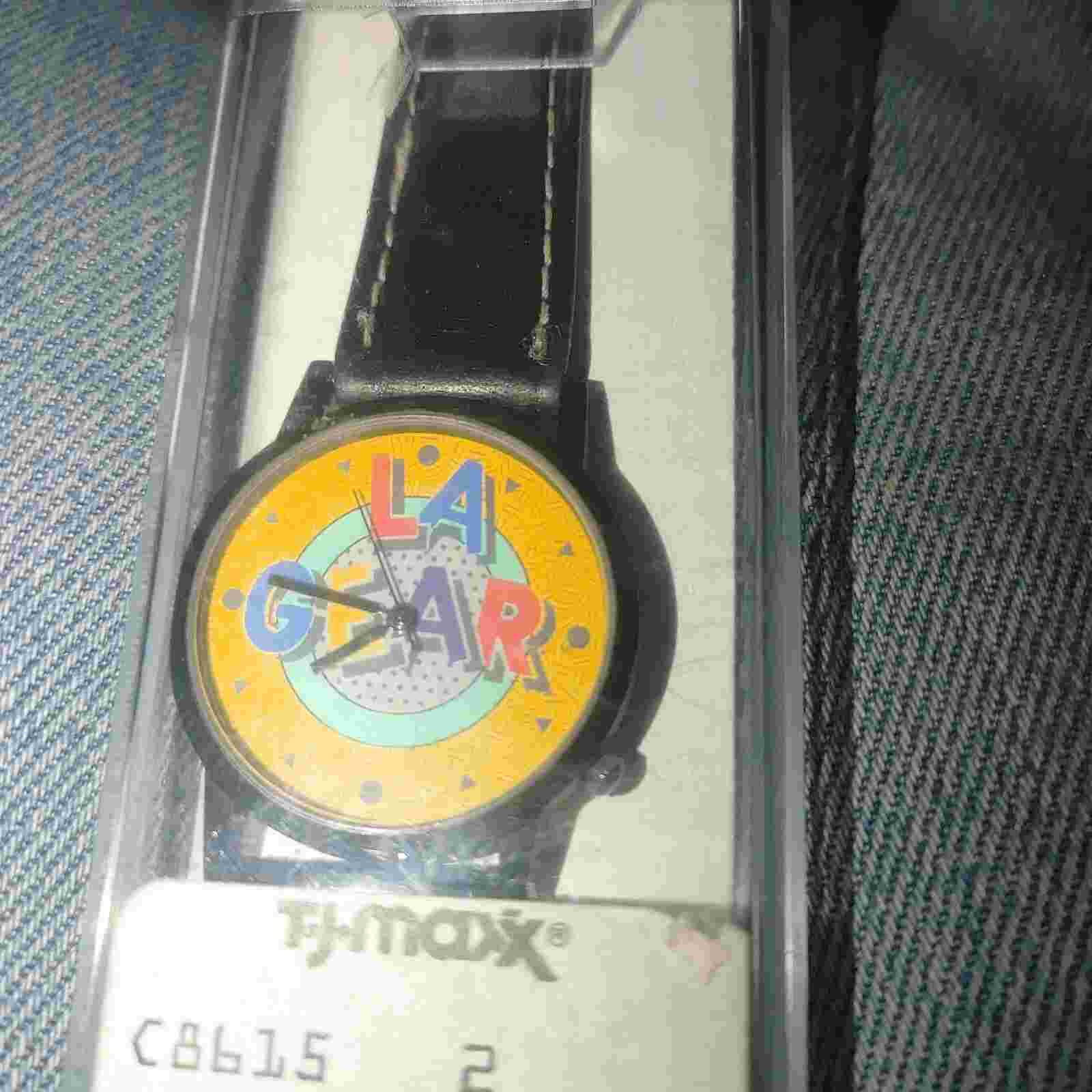 Vintage LA GEAR (swatch)  Style Wristwatch With Face Protector Made In Hong Kong