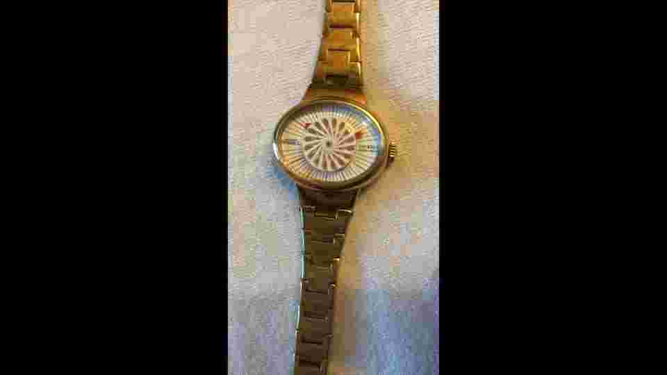 Borel watch women's kaleidoscope 17 jewels gold plated runs very good cond