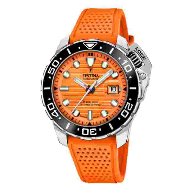 Festina Swiss Odyssey Diver Stainless Steel 47mm Automatic Wristwatch F20043-3