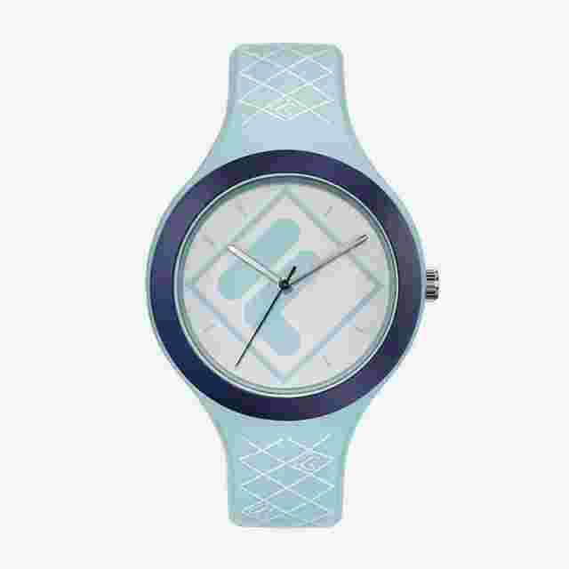 Fila Light Blue Dial And Silicone Strap Unisex Watch 38-342-005