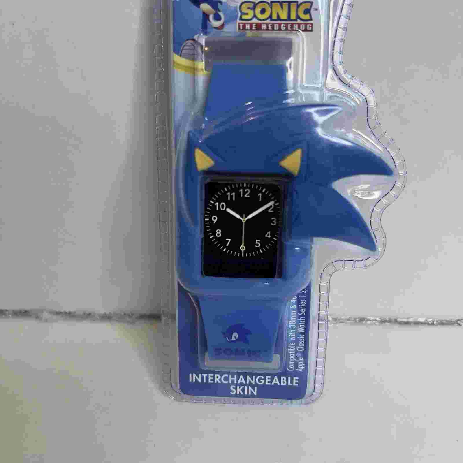 SEGA Sonic the Hedgehog Unisex Apple Cover Watch Band 42-44mm NWT