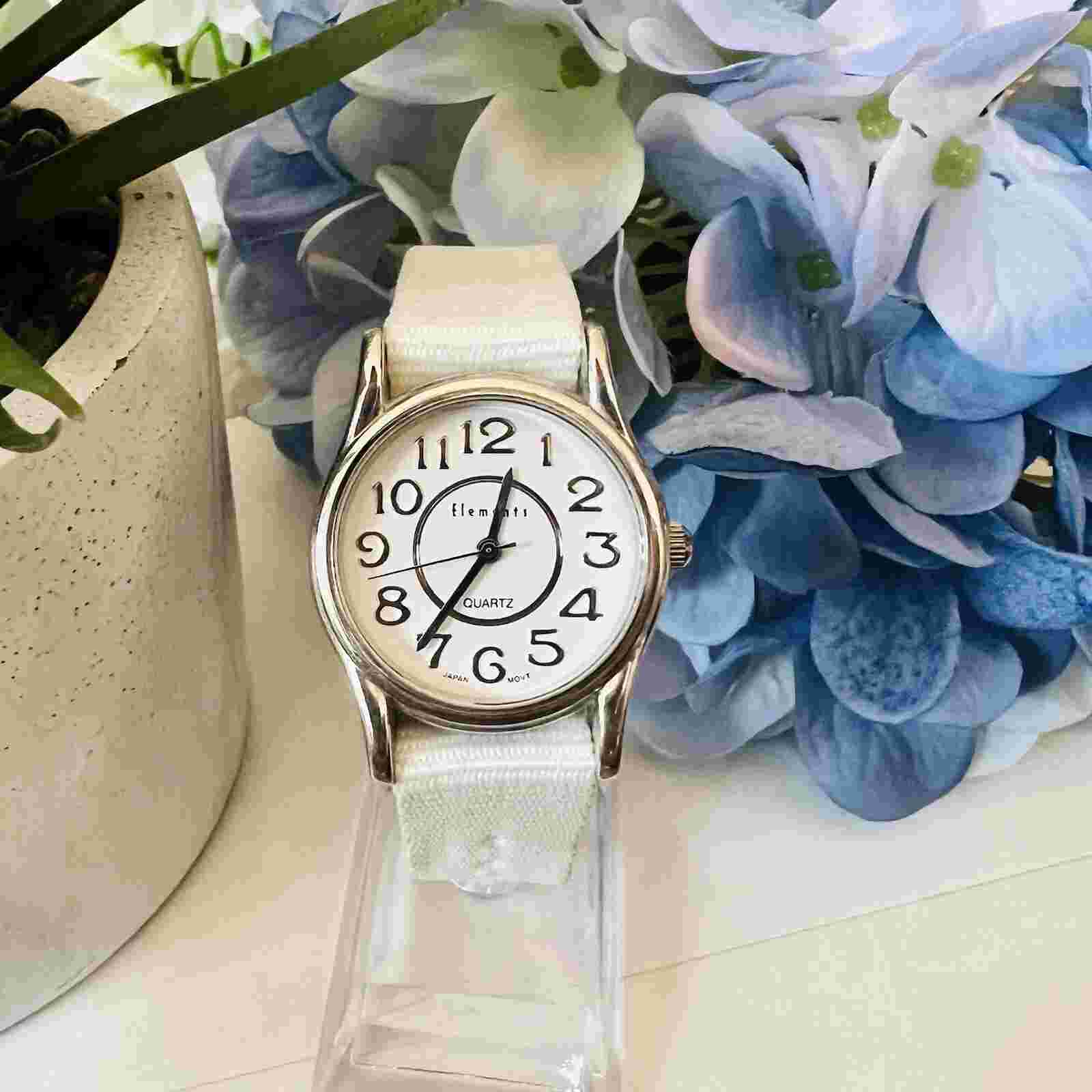 Elements White & Silver Watch