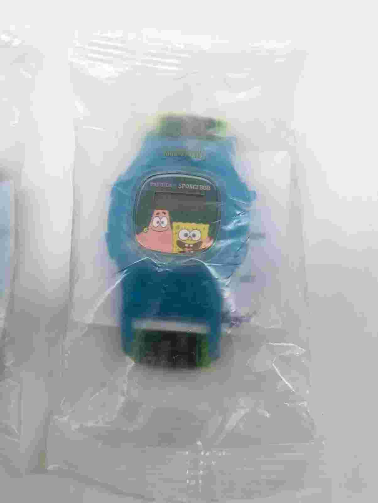 2004 SpongeBob Patrick & Plankton Kellog's Watch Unisex Kids Vintage NOS Sealed