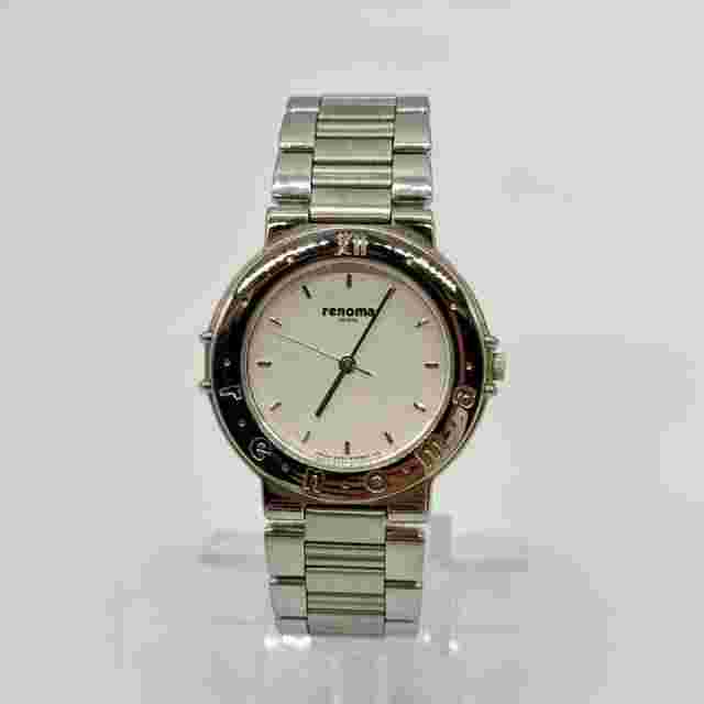 Renoma watch in working condition, silver dial, quartz, 3 hands