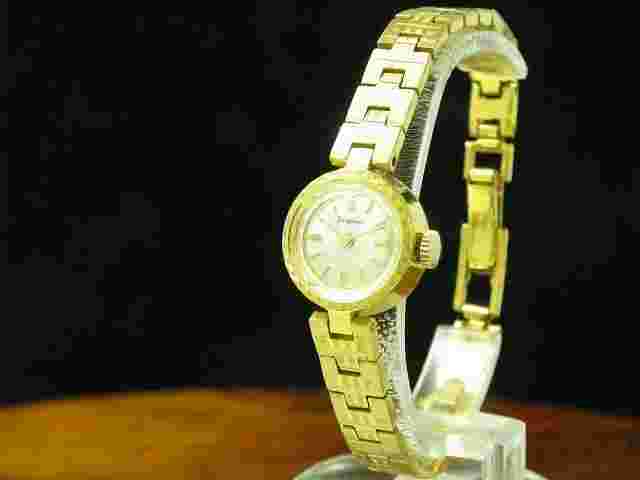Dugena Gold Mantel/Stainless Steel Hand Wound Women's Watch/Caliber Dugena 869