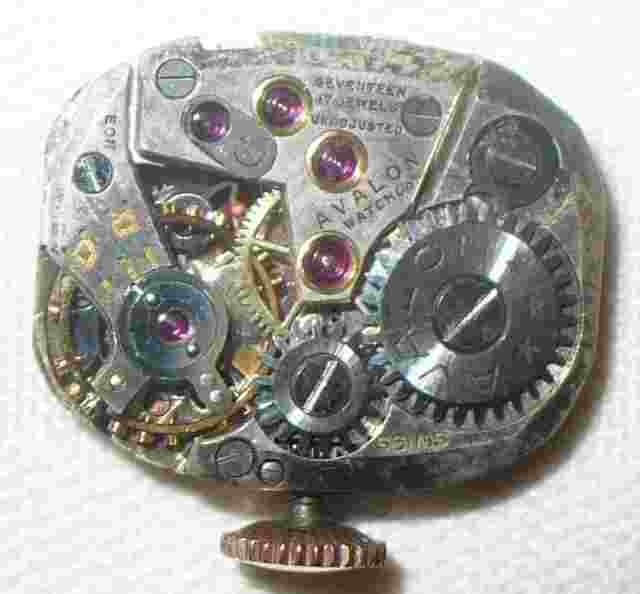 ANTIQUE 14K SWISS WOMEN'S AVALON WATCH COMPANY 17 JEWELS UNADJ. WRIST WATCH