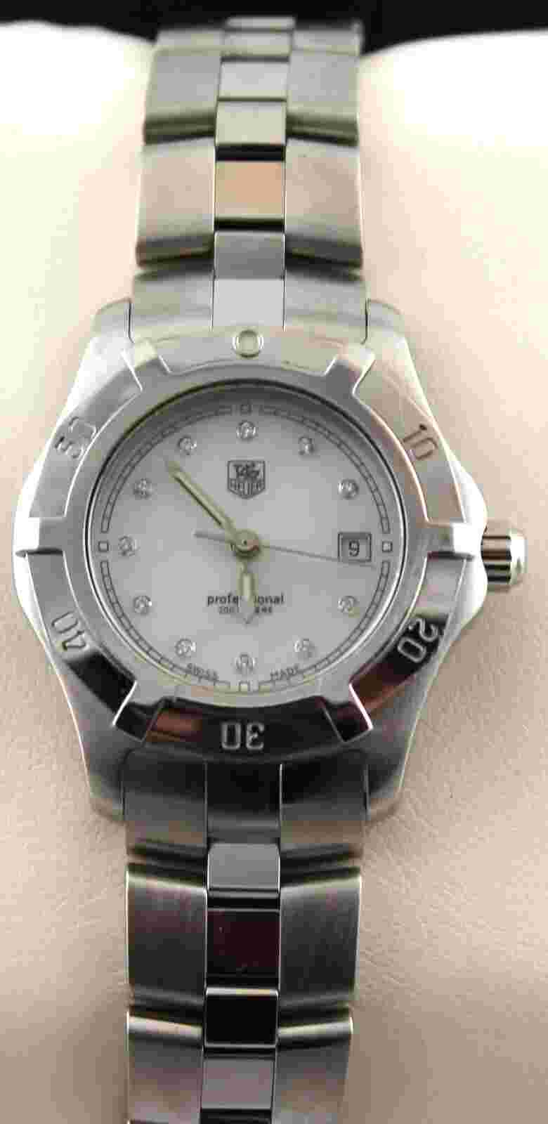 TAG Heuer 2000 White Mother of Pearl Women's Watch - WN131H.BA0360