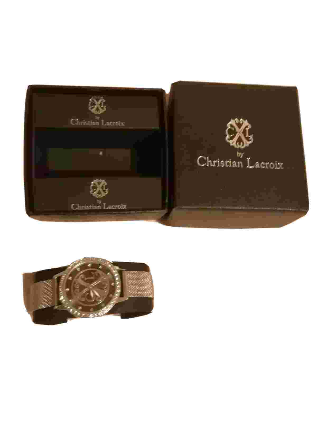 New & Authentic Rhinestone By Christian Lacroix Watch